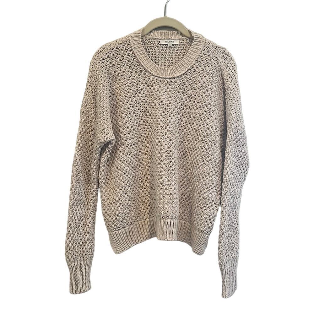 Madewell Knit Light Tan- XS Crewneck Sweater